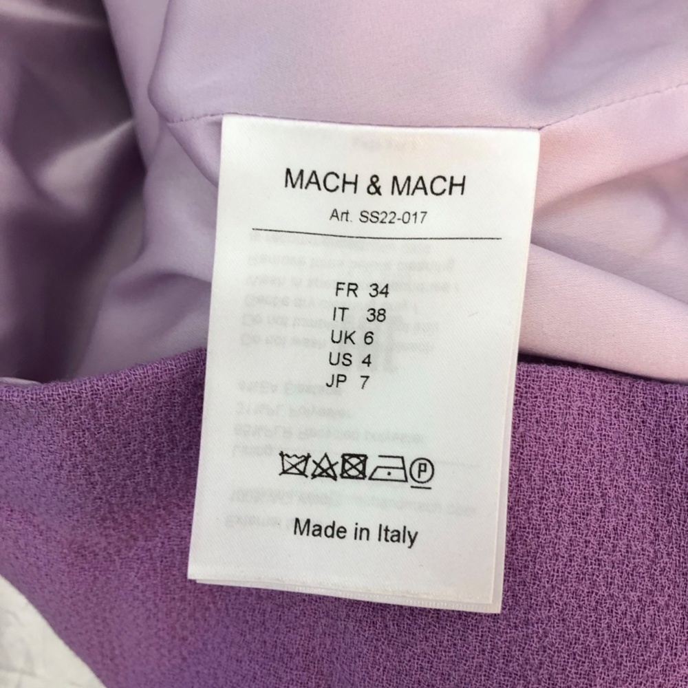 MACH & MACH MINI DRESS NWT $1095 SIZE 4 - Picture 7 of 8